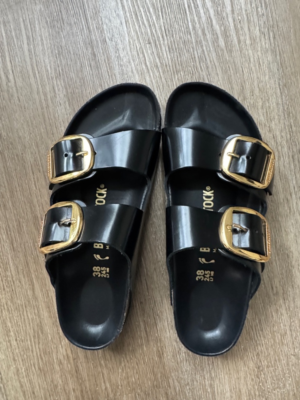 Birkenstock Black Double-Strap Sandals